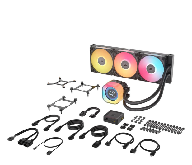 CORSAIR iCUE LINK TITAN 360 RX LCD 3x120mm - 1286806 - zdjęcie 6